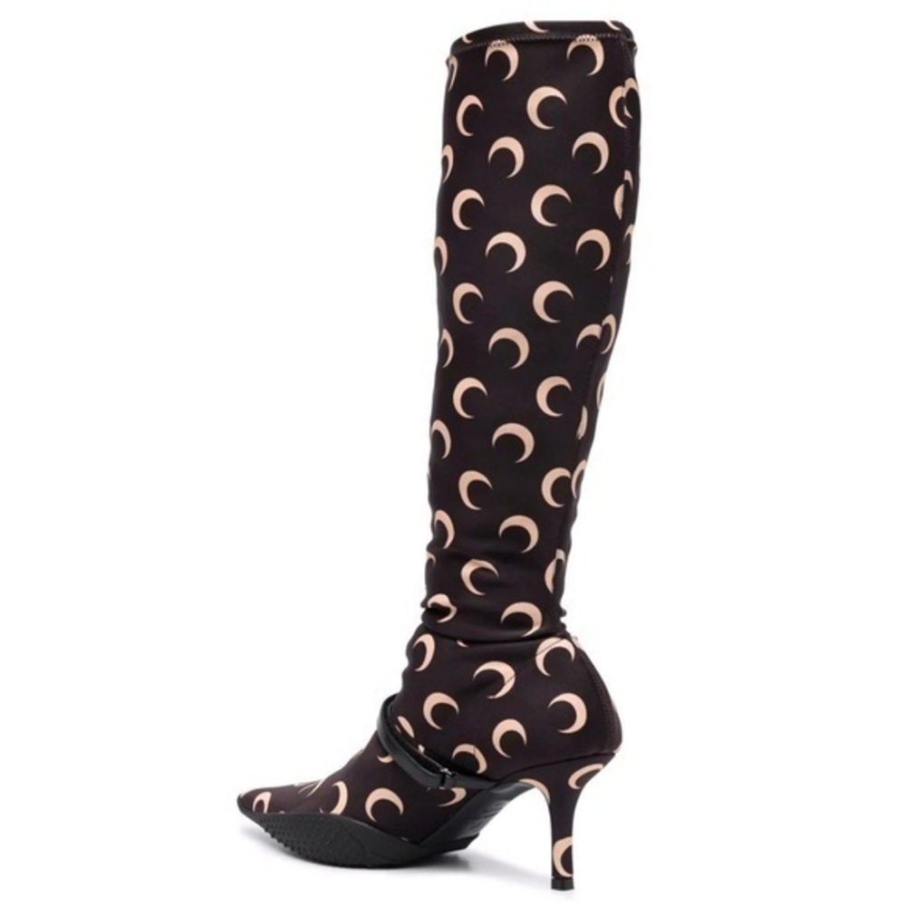 Marine Serre Boots Cresset Moon Heel Boots size 10 EUR 41